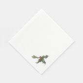 Kerst Holly papier servetten servetten (Hoek)