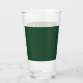 Kerst Holly Pattern Glass Tumbler (Achterkant)