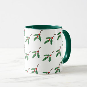 Kerst Holly Vakantie Koffiekop Mok