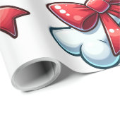 Kerst Hond Bot Wrapping Papier (Rol Hoek)