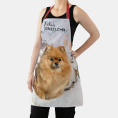 Kerst Hond Private Chef Custom Foto Naam Schort (Insitu)