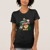 Kerst Honden, Hond Mam T-shirt (Voorkant)