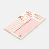 Kerst Hondenliefhebber to-do lijst Post-it notitie Post-it® Notes (Schuin)