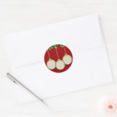Kerst Honkbal Stickers (Envelop)