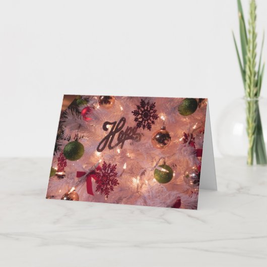 KERST HOOP KAART (Voorkant)