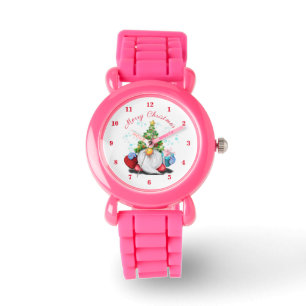 Kerst Horloge Gnome met Cadeaus