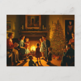 Kerst Horror Retro  Briefkaart