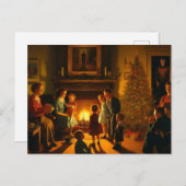 Kerst Horror Retro  Briefkaart (Voorkant / Achterkant)