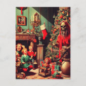 Kerst Horror Scene Briefkaart (Voorkant)