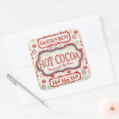 Kerst Hot Cacao Chocolade Stickers (Envelop)