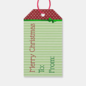 Kerst Huisdieren Schattige Cadeau Labels Cadeaulabel (Achterkant)