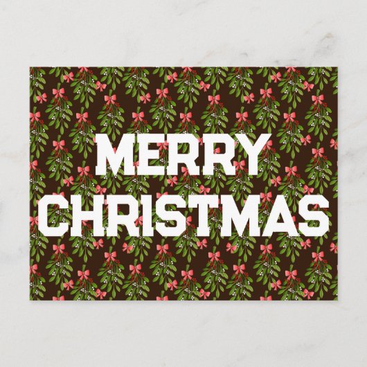 Kerst Hulst - Kerstkaart Feestdagenkaart (Voorkant)