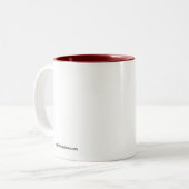 Kerst Humor Koffie Mok Gift (Voorkant links)