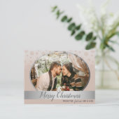 Kerst Huwelijk Save The Date Uitnodiging (Staand voorkant)