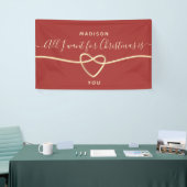 Kerst Huwelijks Aanzoek Spandoek (Beurs)