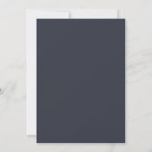 Kerst Huwelijks Krijtbord Huwelijksuitnodiging Kaart (Achterkant)