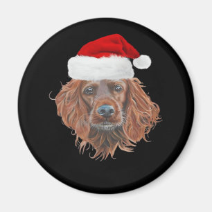 Kerst Ierse Setter Classic T-shirt Magneet