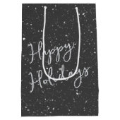 Kerst Ierse Setter met rendier gewei Medium Cadeauzakje (Achterkant)