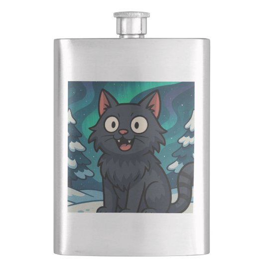 Kerst IJslandse Yule Cat Flacon (Voorkant)