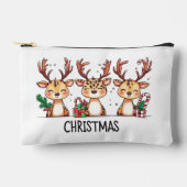 Kerst illustratie Toilettas Etui (Voorkant)