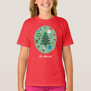 Kerst Illustraties Vakantie T-shirt