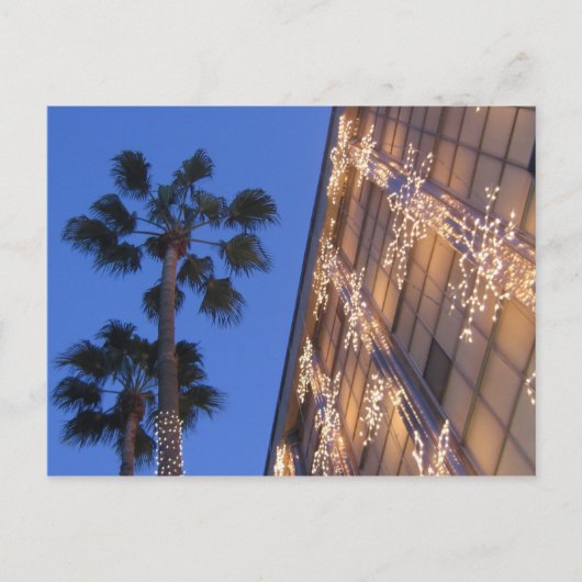 Kerst in Beverly Hills Feestdagenkaart (Voorkant)