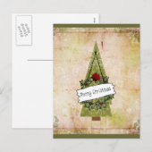 Kerst in de boom van juli feestdagenkaart (Voorkant / Achterkant)