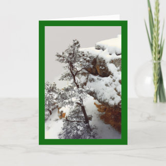 Kerst in de Grand Canyon Feestdagen Kaart