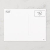 Kerst in de moderne stad feestdagenkaart (Achterkant)