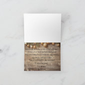 "Kerst in de schuur"  Kaart (Binnen)