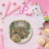  kerst in de wereldoorlog papieren bordje (Feest)