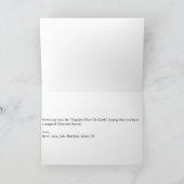 Kerst in Disneyland Feestdagen Kaart (Binnen)