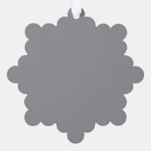 Kerst in een koud bos ornament kaart (Achterkant)