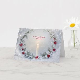 Kerst in herinnering met Memorial Candle Kaart