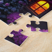 Kerst in het dorp legpuzzel (Zijkant)