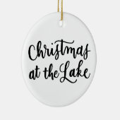 Kerst in het Lake Ornament (Rechts)