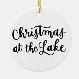 Kerst in het Lake Ornament