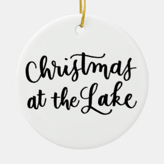 Kerst in het Lake Ornament