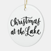 Kerst in het Lake Ornament (Links)