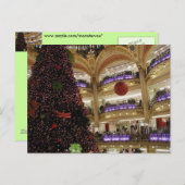 Kerst in het Parijse Briefkaart (Voorkant / Achterkant)