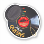Kerst in Hollis Queens Sticker (Voorkant)
