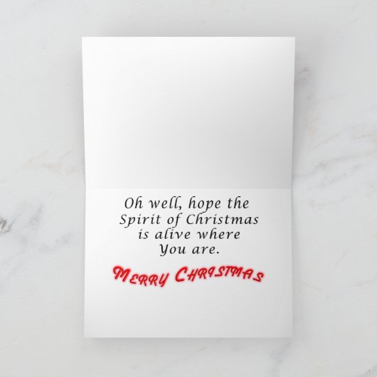 Kerst in Hollywood Feestdagen Kaart (Binnen)