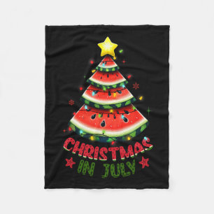 Kerst In Juli Shirten Vrouwen Mannen Kinder Waterm Fleece Deken