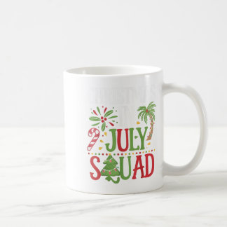 Kerst in juli Squad Familie T-shirt Beach Vakantie Koffiemok