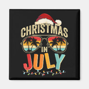 Kerst in juli Zomerstrand Hawaii Kerstman Magneet