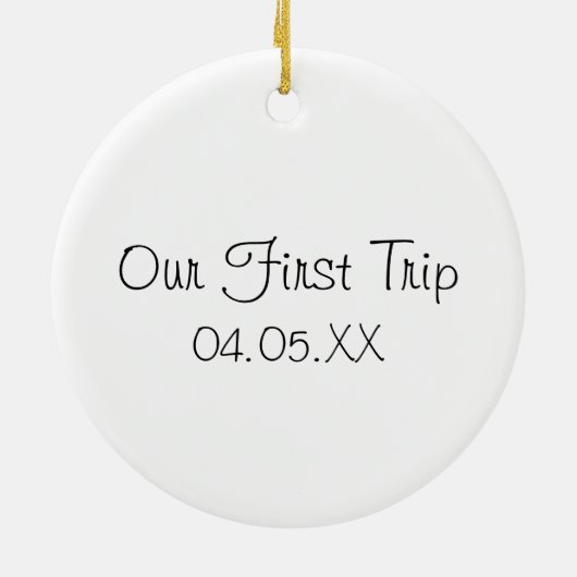 Kerst in Madrid Spanje Waterverf Keramisch Ornament (Achterkant)