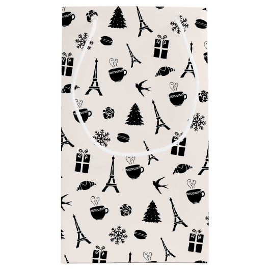 Kerst in Parijs | Joyeux Noel Klein Cadeauzakje (Achterkant)