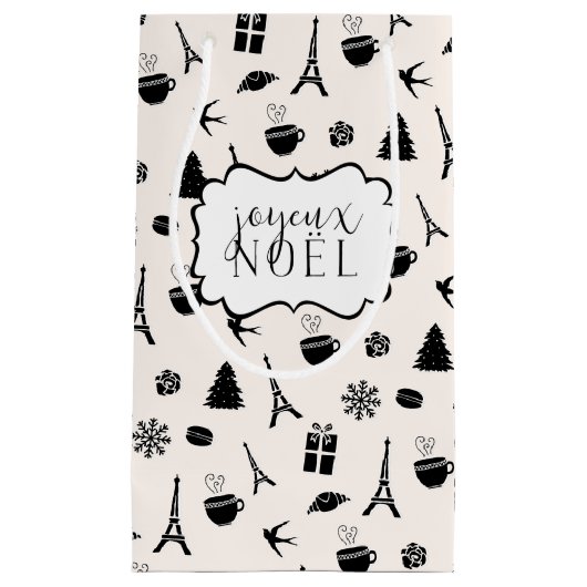 Kerst in Parijs | Joyeux Noel Klein Cadeauzakje (Voorkant)