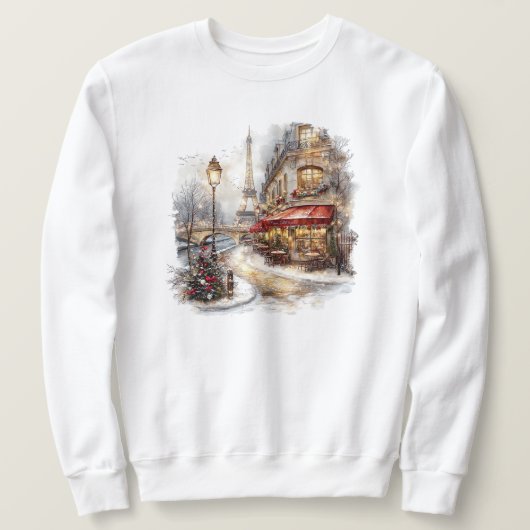 Kerst in Parijs sweatshirt (Design voorkant)