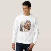 Kerst in Parijs sweatshirt (Voorkant volledig)